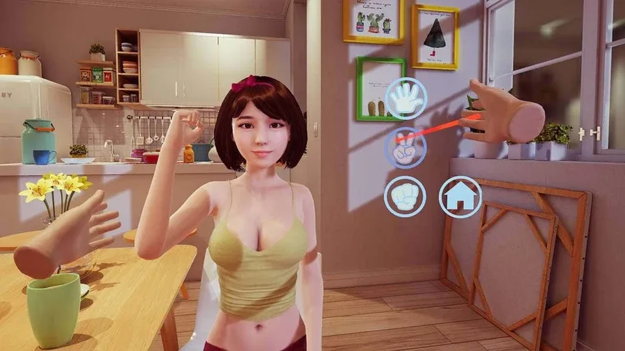 VR女友｜VR Kanoja 场景演出 画面