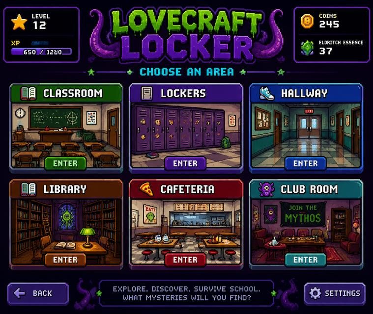 Lovecraft Locker 像素风游戏 资料图 8